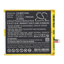 BATTERIE 7600mAh Type BT-G017 SMB-H1007 For Medion Lifetab P10602