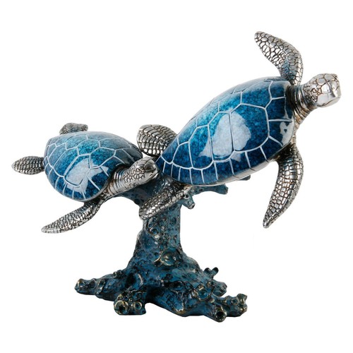 Natural world turtle ornament - world,