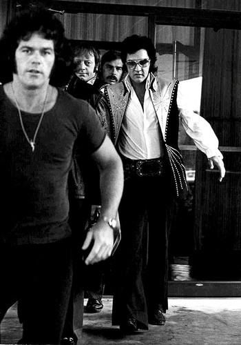 Elvis and some black - black,