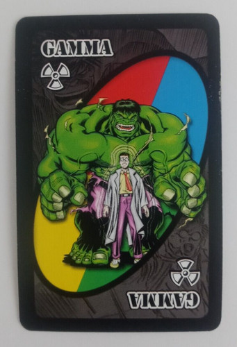 The incredible hulk uno card - incredible,