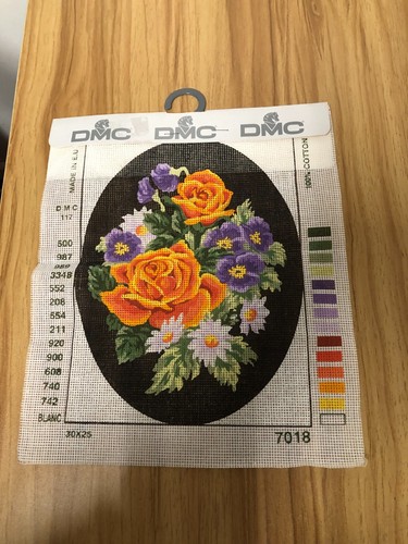 Dmc tapestry canvas roses - tapestry,