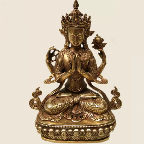 Antique chenrezig kwan yin - antique,