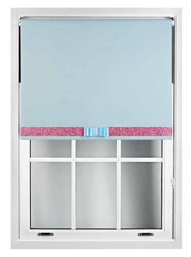 Blackout roller blinds - blackout, blue