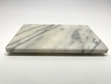 White Blue Marble Slab Serving Cheese Board Cutting Fruit Display Rectangle
