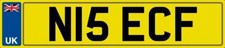 NICE INITIALS NUMBER PLATE N15
