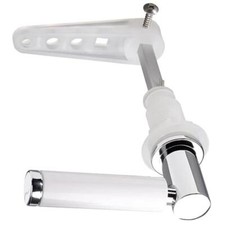 Croydex Cistern Lever Fits all Standard Lever Cisterns White Chrome