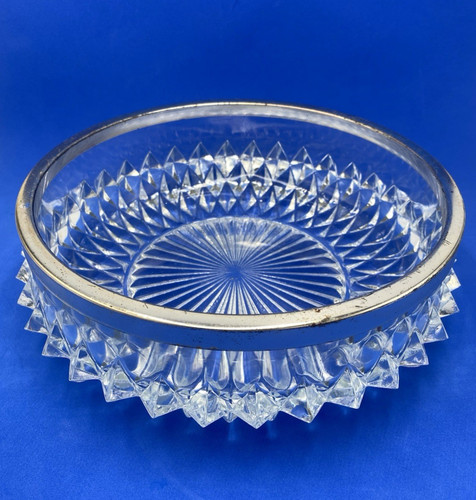 Vintage point glass serving - vintage,