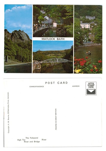 Postcard matlock bath - postcard,
