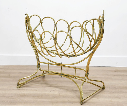 Antique infant baby cradle cot - infant,