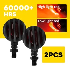 2Pcs Motorcycle Red LED Bulle