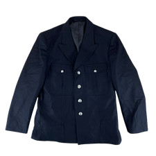 British Police Jacket Dress Uniform Black Ministry of Defence Metropolitan Large