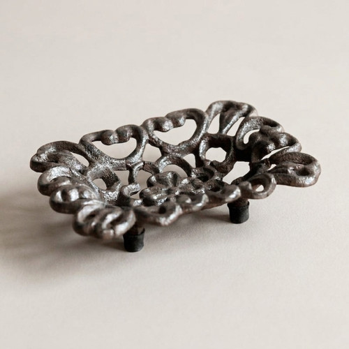 Cast iron soap - iron, holder