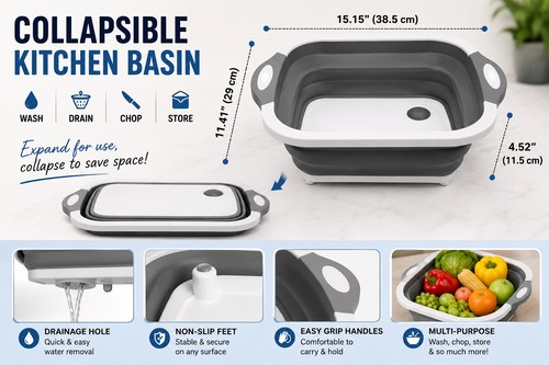 3in1 collapsible washing - 3in1,
