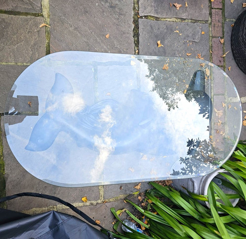 Glass top coffee table - coffee,