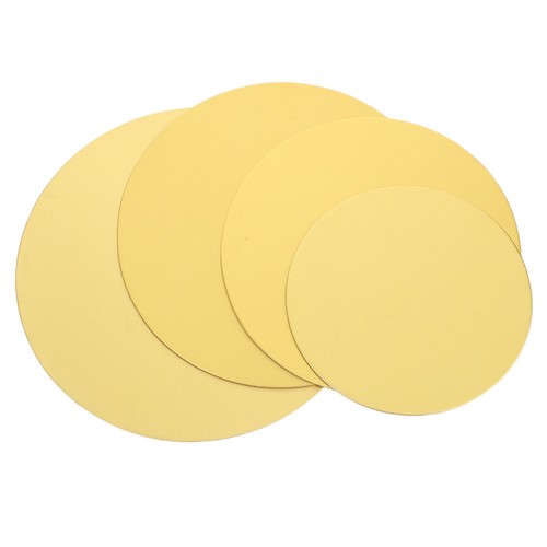 4pcs cake base boards golden - cake,