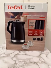 Tefal Soleil Electric Kettle 1.7L Fast Boil Cordless Kettle 3000W Black