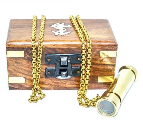 Antique brass kaleidoscope - 2",