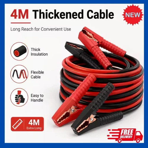 Heavy duty jump leads - heavy,