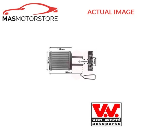 Heater radiator exchanger lhd - heater,