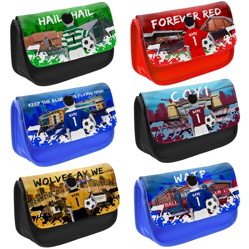 Football pencil case boys - football,