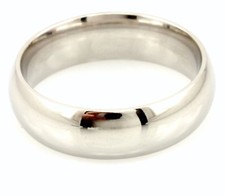 Platinum Men's wedding band