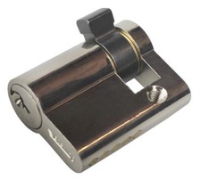 Roller Shutter Key Switch Adjustable Cam Half Euro Cylinder Lock Barrel 40mm