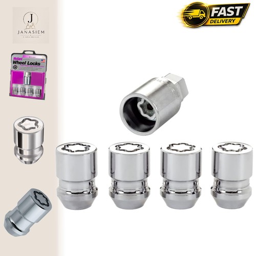 Set chrome wheel lock - set,