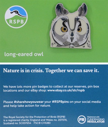 Rspb pin badge niic long - pin,