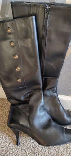 Gorgeous slim black leather - black,