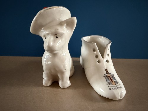 Vintage crested ware scottie - vintage,