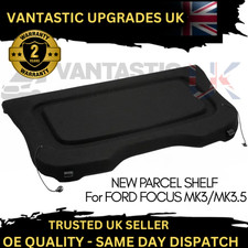 FITS FORD FOCUS MK3 (2011-2018) PARCEL SHELF BOOT LOAD LUGGAGE COVER BLACK NEW