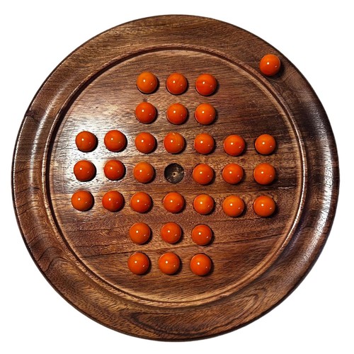 22cm diameter wooden - diameter, solitaire