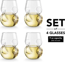 White Wine Glasses Set of 4