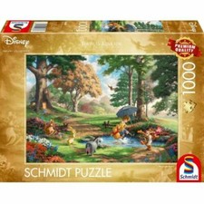 Thomas Kinkade Disney Winnie the Pooh 1000 Pieces Schmidt Jigsaw Puzzle 