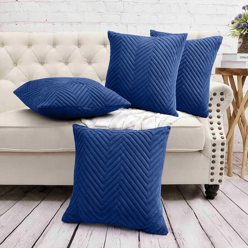 Velvet cushions filled - velvet, or