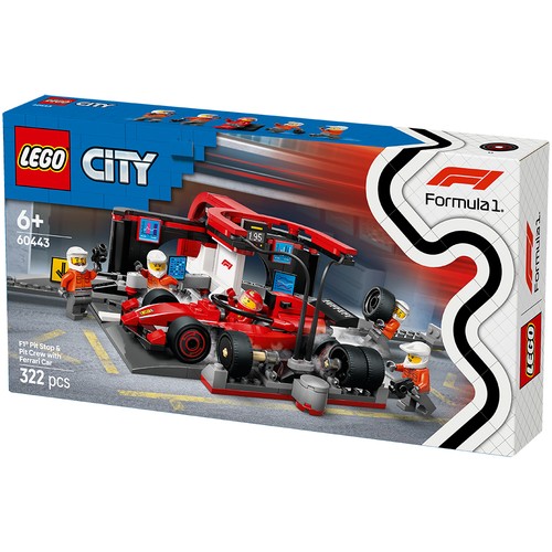 Lego city ferrari pit stop - pit,