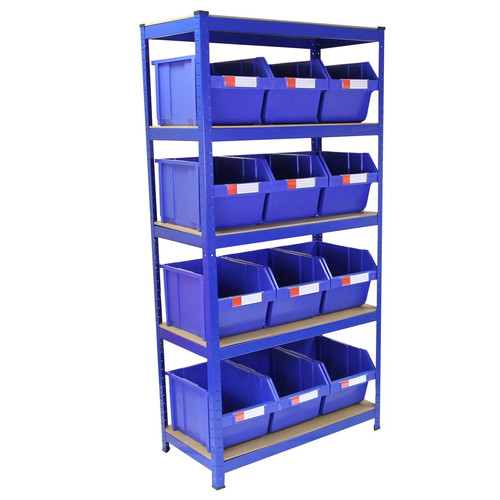 90cm blue racking storage - racking,