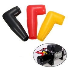 5pcs Electric Guard Winch Motor Cable Terminal Boot PVC Cover 3 Colors