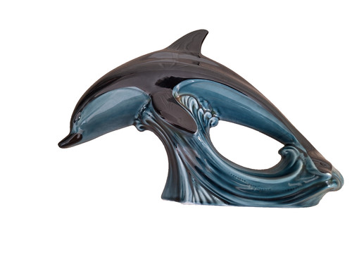 Poole pottery dolphin figurine - poole,