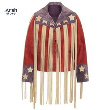 Vintage Western Fringe Suede