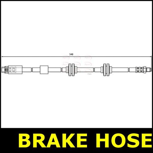 Brake hose front - brake, bmw