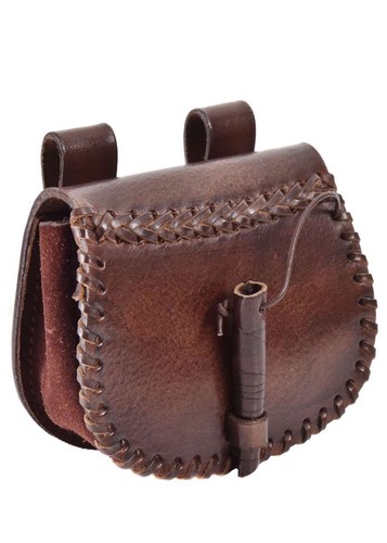 Small brown leather - brown,