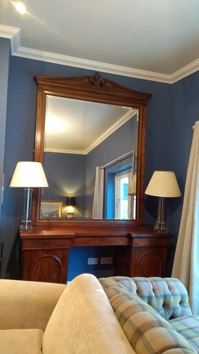 Huge foxed antique - huge,