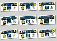 Sticker Various British Rail Class 37 BR Blue Large Logo Railfreight Diesel Loco