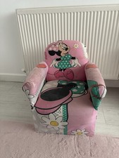 Kids Sofa Armchair Toddler Seat Minnie Mouse Disney Mini Couch Furniture