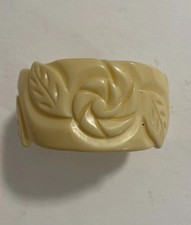 Vintage carved butterscotch - carved,