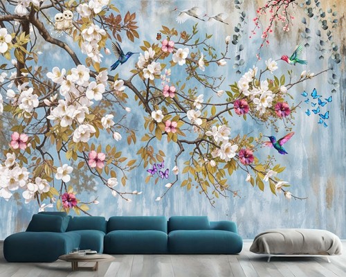 Vintage chinoiserie peach - vintage,