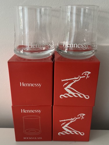 Set four hennessy cognac - set,