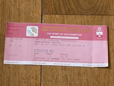 TICKET 1996/97 Coventry v Manchester United League Executive Box Complete - PINK