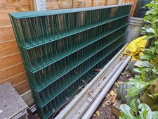 8 x Duo 8 2.5m X 1m  Steel Wire Mesh Fencing,  50mm x 200mm Mesh 